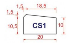 BORDURE DE CANIVEAUX CS1