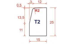 BORDURE DE TROTTOIR T2