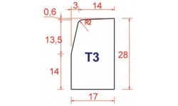 BORDURE DE TROTTOIR T3