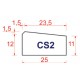 BORDURE DE CANIVEAU CS2