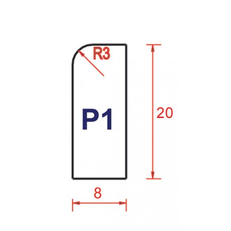 BORDURE DE TROTTOIR P1