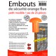 EMBOUTS DE SECURITE FLUORANGE/25