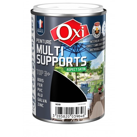 Peinture Multi-supports TOP3+ Noir 250 ML