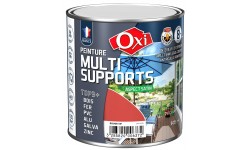 Peinture Multi-supports TOP3+ Rouge vif 0.5 L