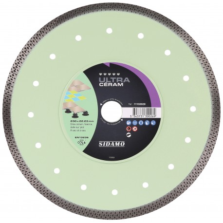 DISQUE DIAMANT ULTRA CERAM D. 230 x 22,23 x H 10