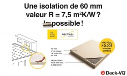 Deck-VQ®, le panneau d’isolation sous vide d’air ultra-mince pour toitures plates et terrasses