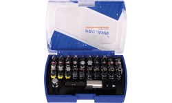 Coffret d'embouts couleur 1/4'', 32 pièces