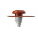 Chapeau de ventilation clipsable Ø160mm couleur Tuile