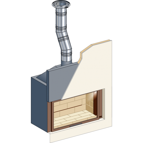 Conduit simple paroi : RACCORDEMENT KITINOX