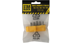 Embouts de vissage TX STARBLOCK - T10-15-20-25-30