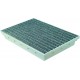 Paillasson encastrable MEARIN 600 x 400 + Tapis Rips gris clair