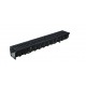 CANIVEAU MEAFLUID150 BLACK+GRILLES PASSERELLE FONTE C250 1M CX