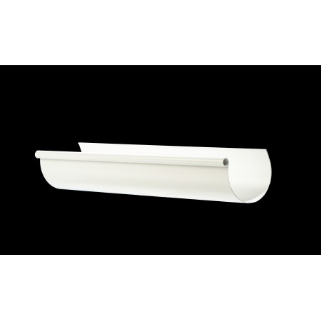 Gouttière MEP 1/2 ronde GD25, Blanc