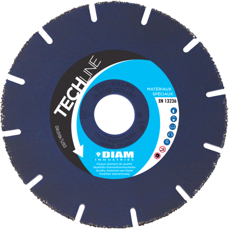 DISQUE DHC Ø125/22.23 BOIS - PVC