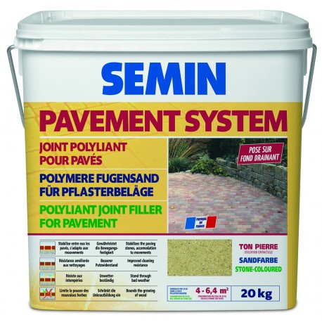 SEMIN PAVEMENT SYSTEM gris SEAU 20 KG