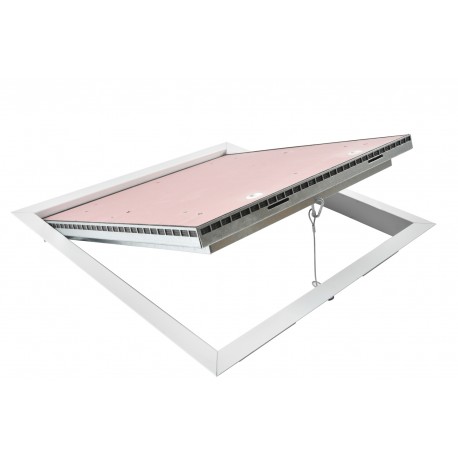 TRAPPE COUPE-FEU 60 MIN 300X300 MM EN APPLIQUE POUR PLAFOND