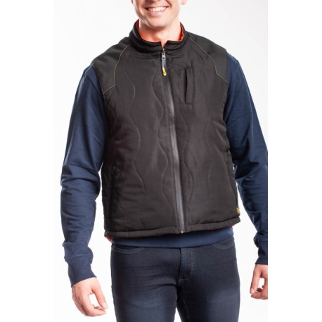 Gilet sans manches matelassé réversible GILET noir T.L