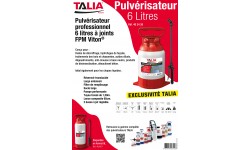 PULVERISATEUR taliaPULVE PRO 6 LITRES VITON