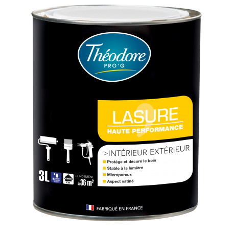 Lasure - 4 teintes - 3L