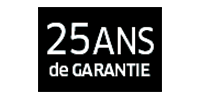 25 ans de garantie